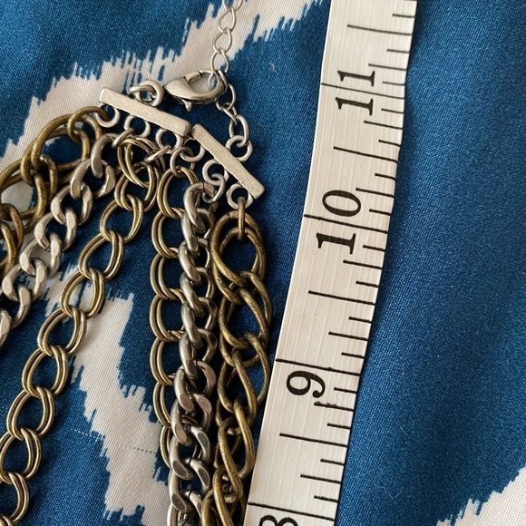 Loft Heavy Layered Necklace - Picture 10 of 12